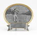 MAN GOLFER-OVAL