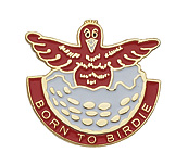 BORN TO BIRDIE BALL MARKER - RED