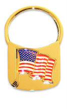 AMERICAN FLAG KEY RING