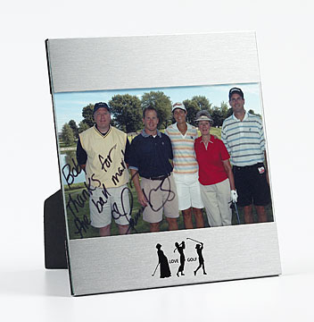 THREE LADY GOLFERS PICTURE FRAME