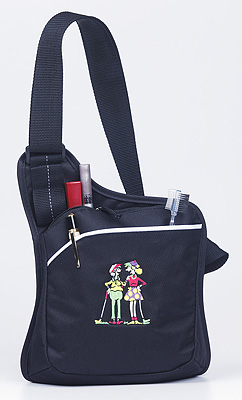 EMBROIDERED 2 FUN LADIES DAY PURSE