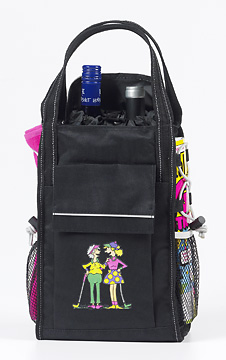Two Fun Ladies Deluxe Wine Tote/Cooler