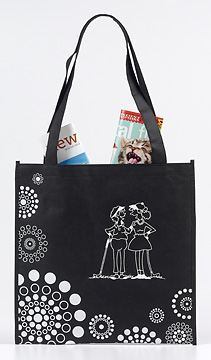 TWO FUN LADIES OPEN TOTE