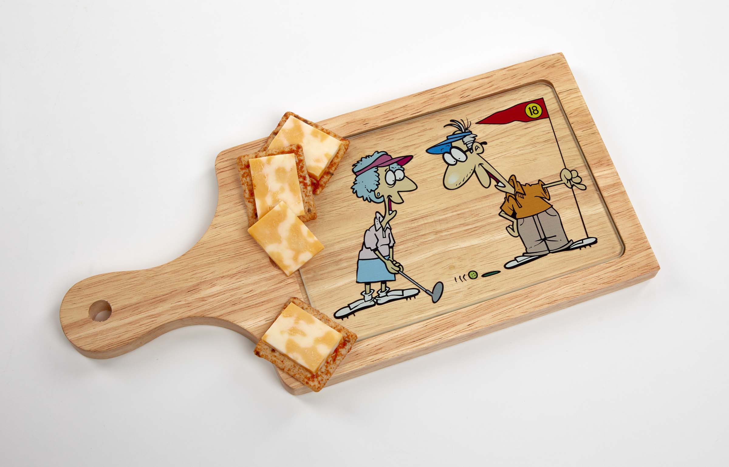 GOLFERS SMALL CHEESE BOARD