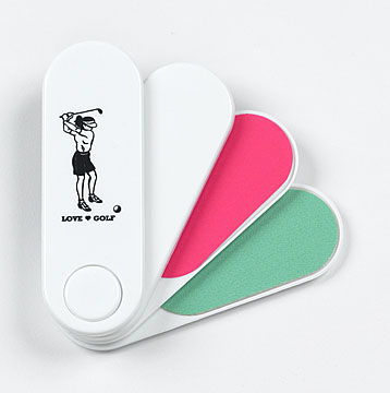 LOVE GOLF NAIL FILE AND BUFFER