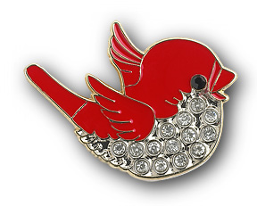 RED BIRD MULTI CRYSTAL BALL MARKER