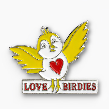 Love Birdies pin