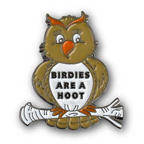 BIRDIES ARE A HOOT BALL MARKER