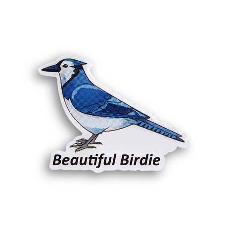 BEAUTIFUL BIRDIE PIN - BLUEJAY 1