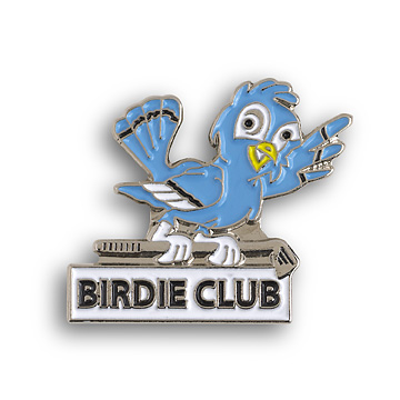 BLUE BIRDIE CLUB PIN